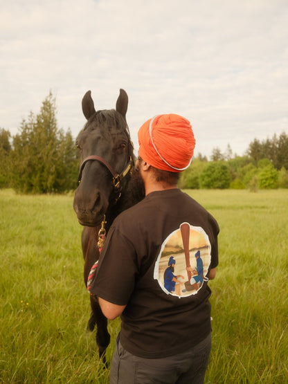 Azaad | Black Short Sleeve T-shirt